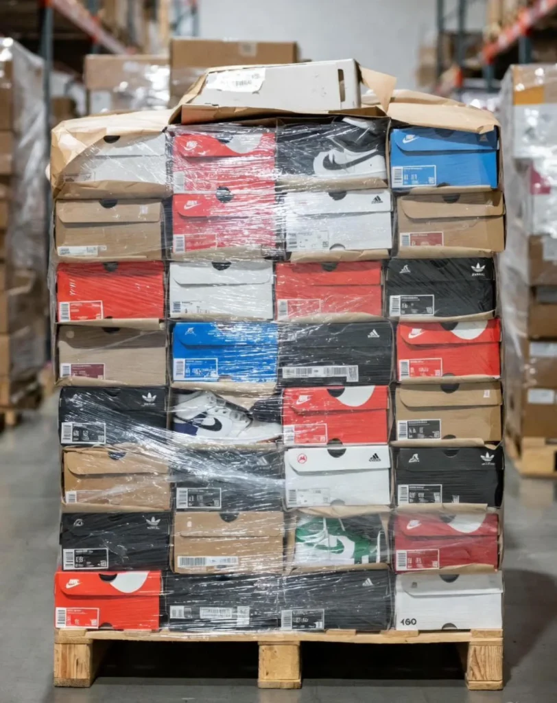 shoes and sneakers pallets