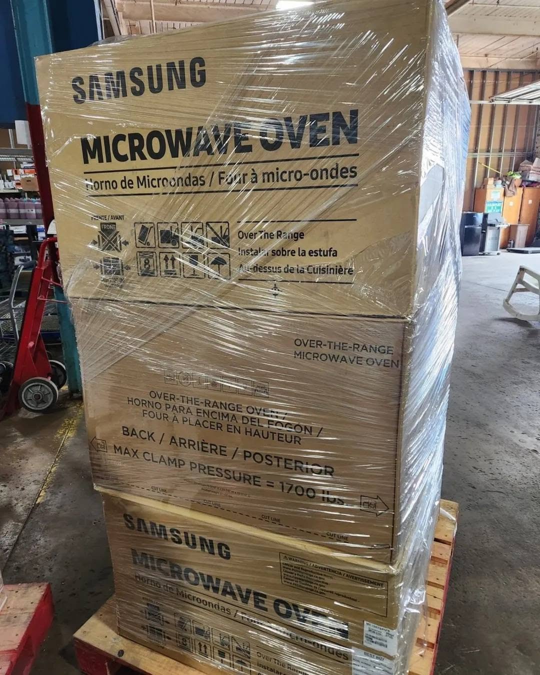Range Hood Pallets