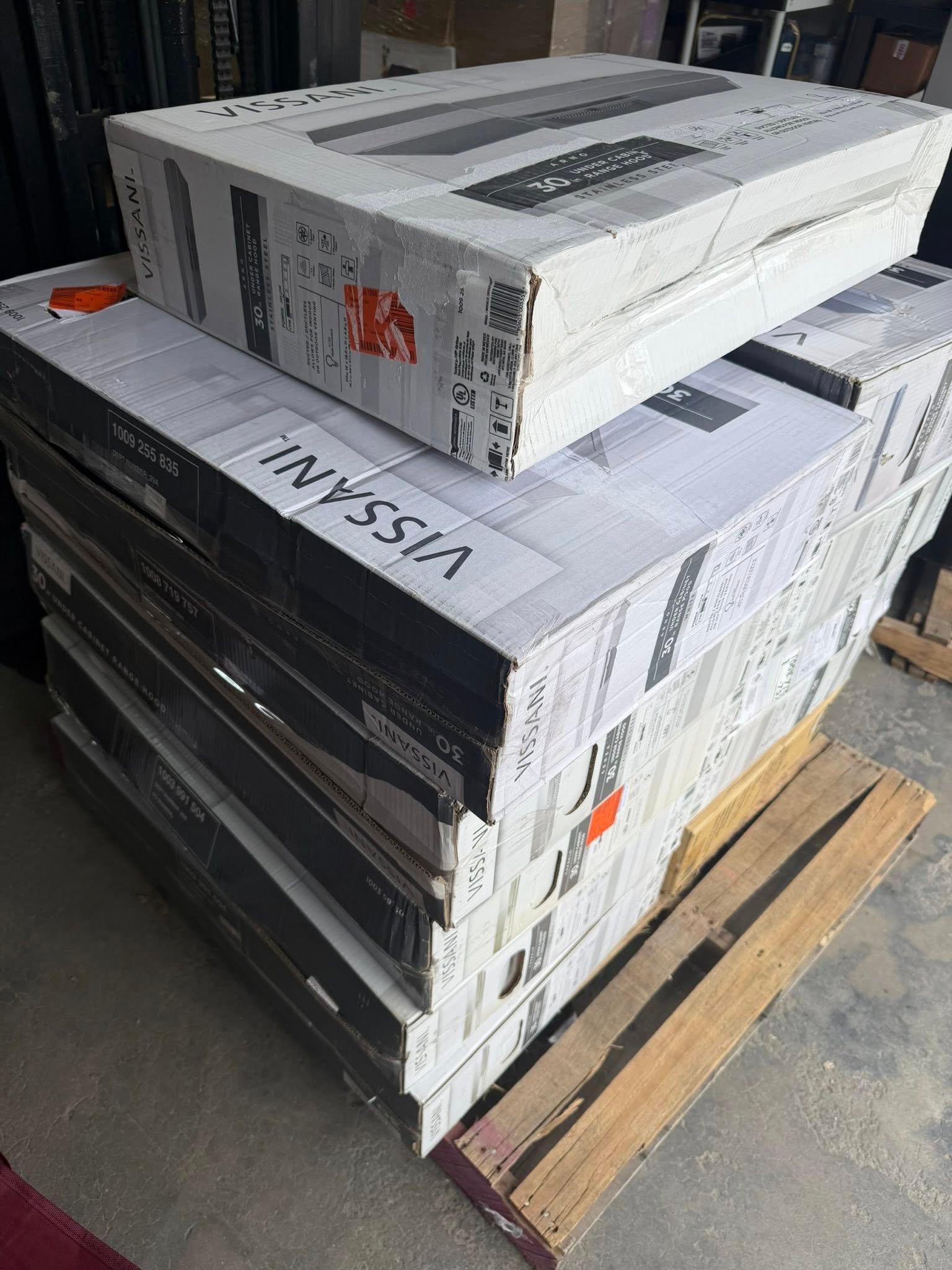 Range Hood Pallets